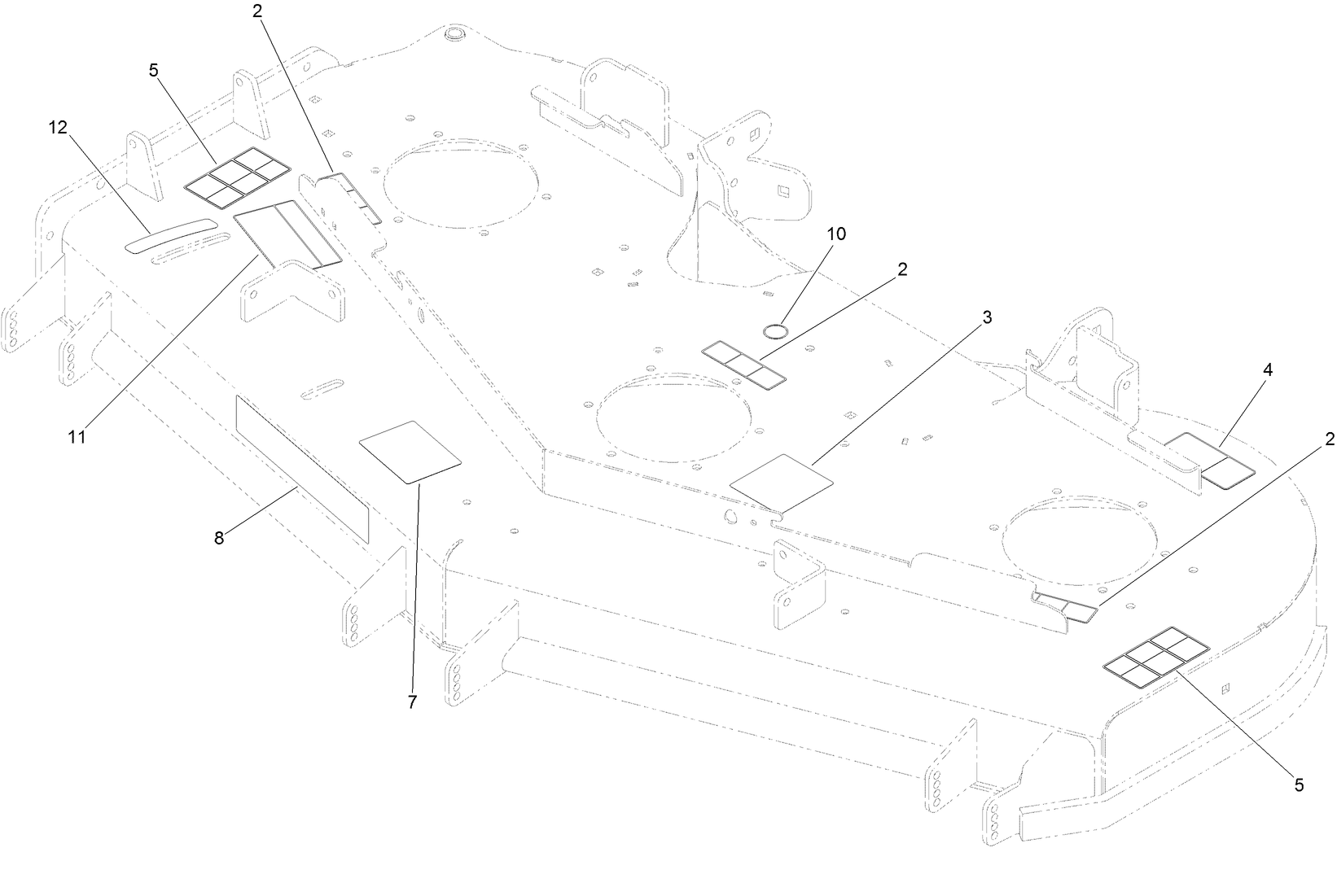 Deck Decal Assembly No. 114-5815