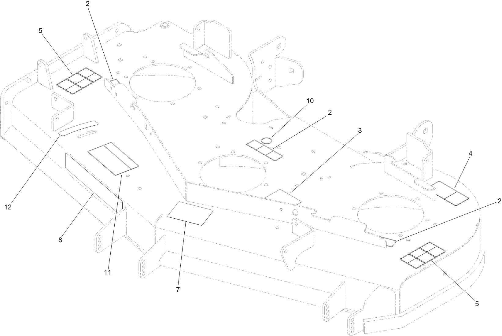 Deck Decal Assembly No. 114-5810