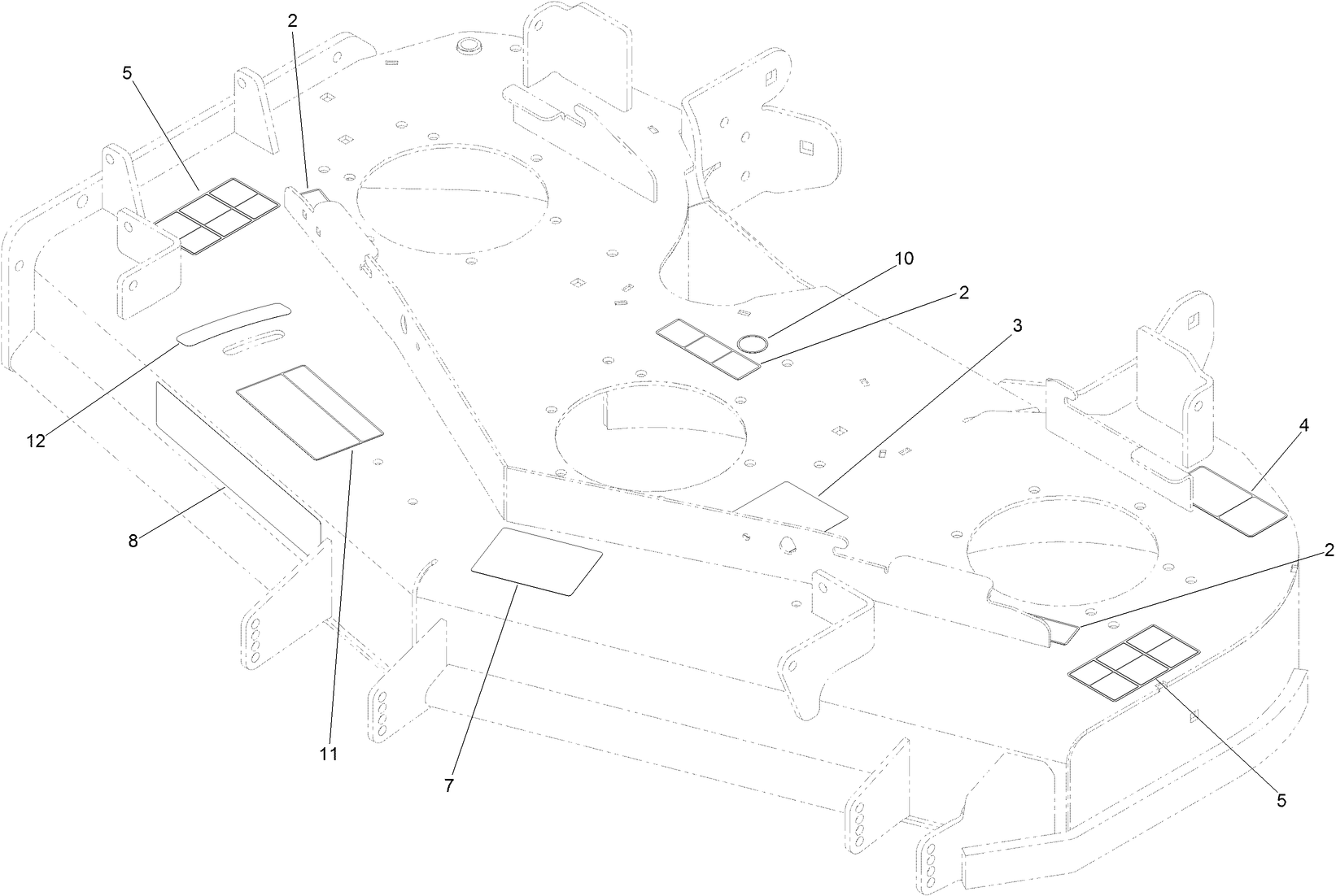Deck Decal Assembly No. 114-5805