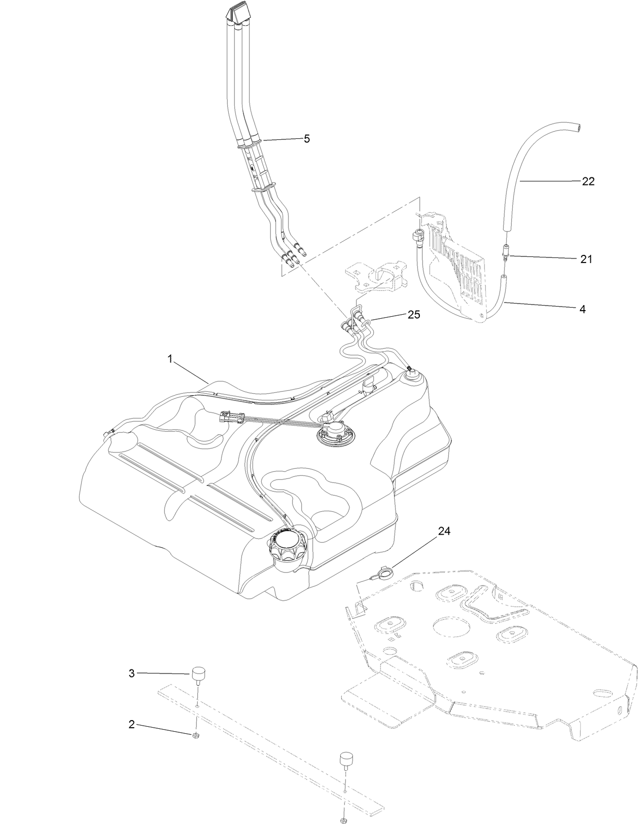 Fuel Tank Mounting Assembly