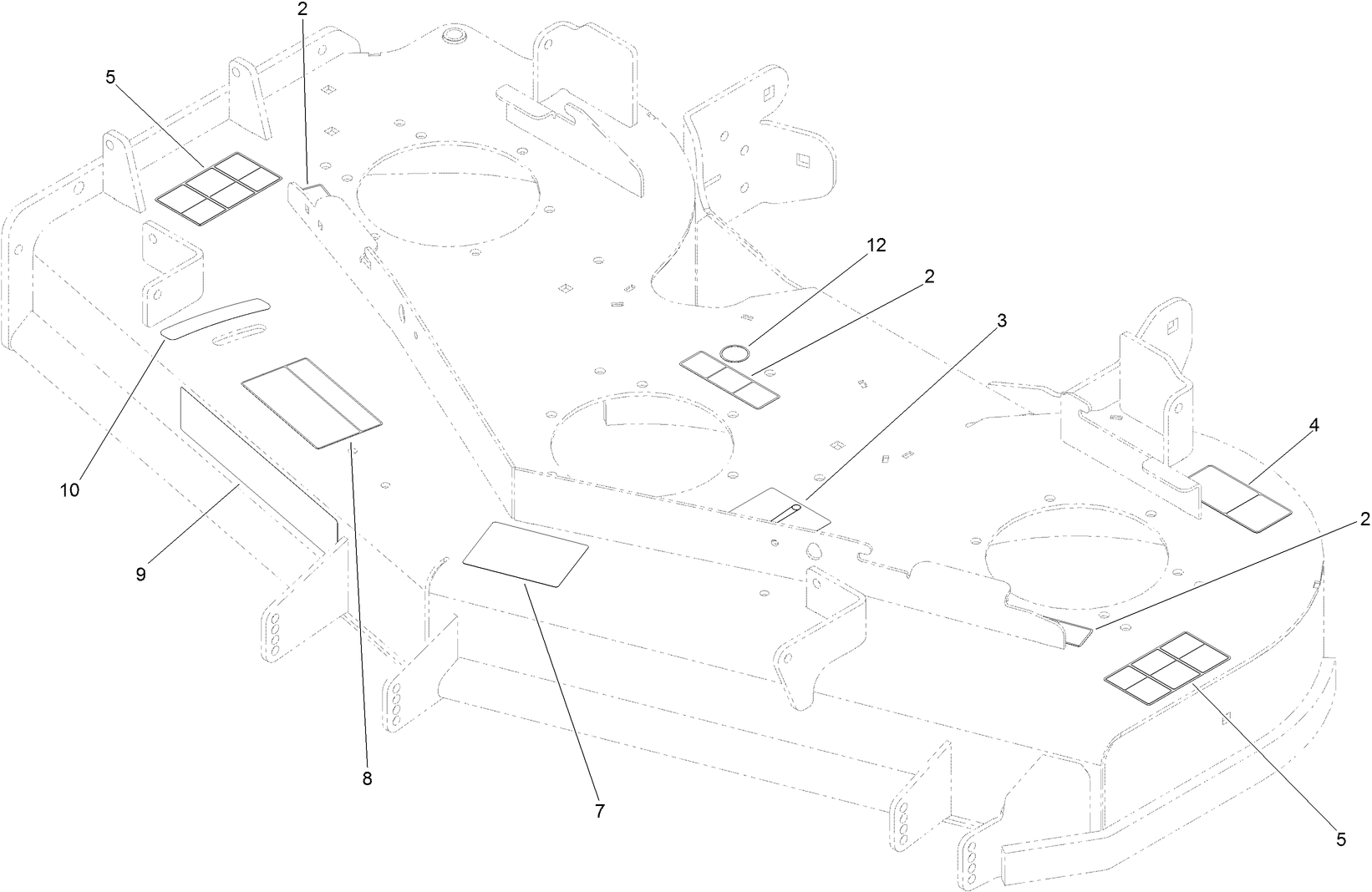 Deck Decal Assembly No. 112-4190