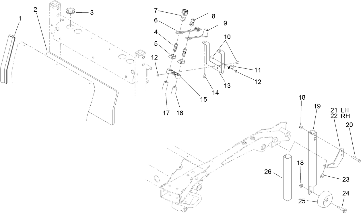 Coupler and Gage Wheel Assembly