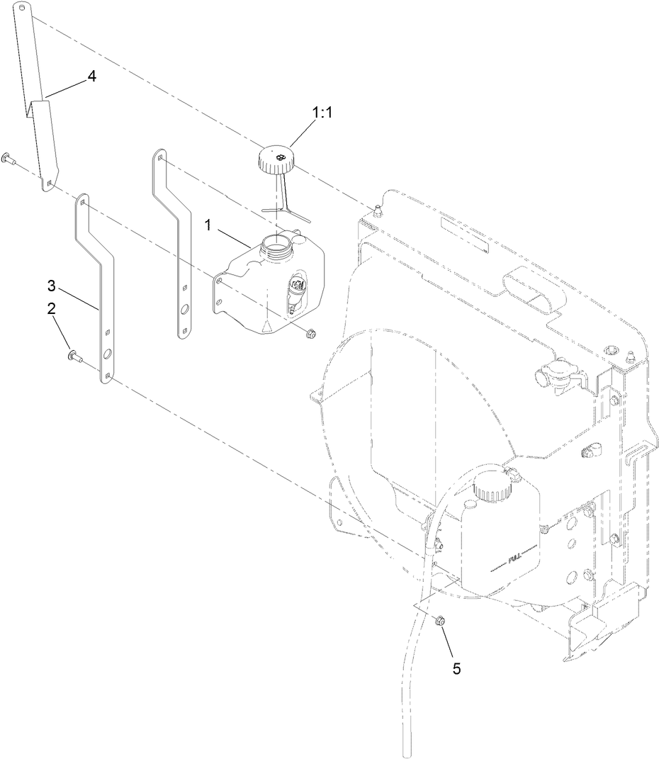 Washer Fluid Bottle Assembly