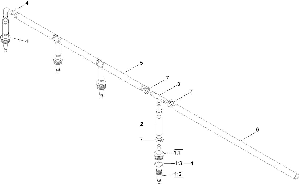 Agitation Hose Assembly No. 131-3730