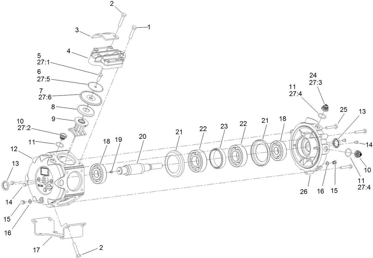Pump Assembly No. 117-0713