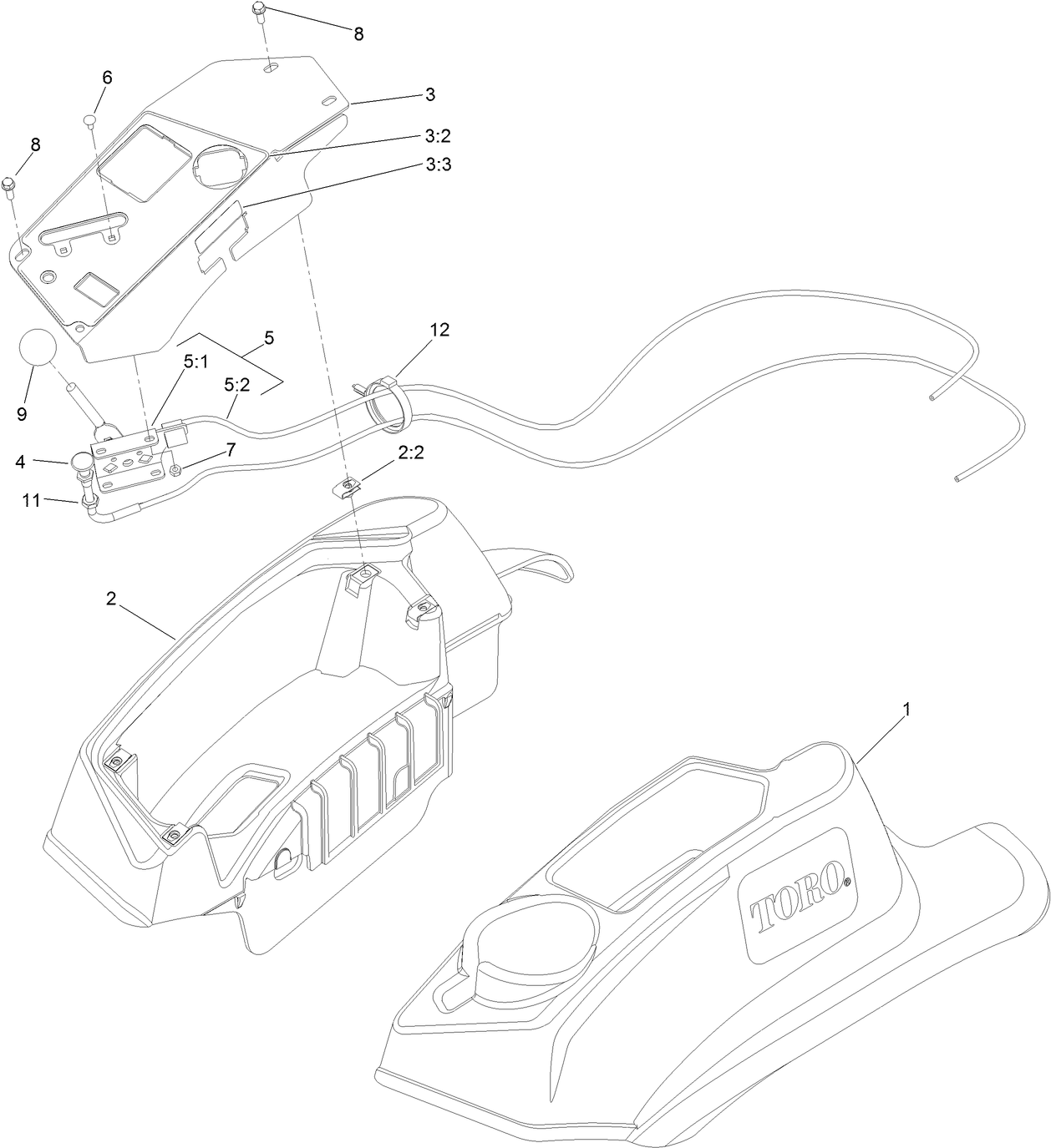 Console and Control Panel Assembly
