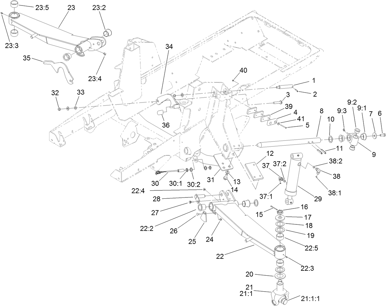 Wing Lift Arm Assembly