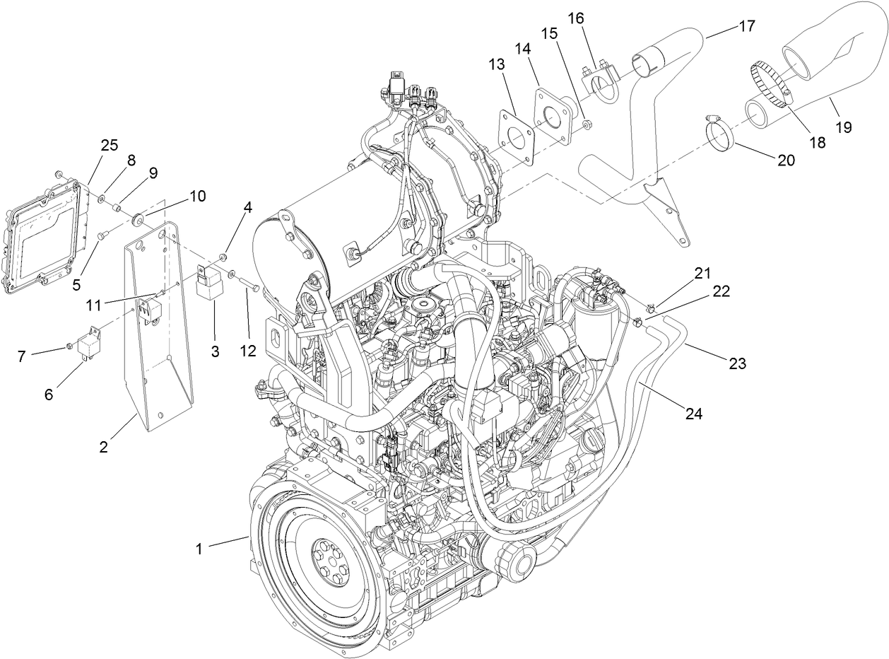 Engine and Controller Assembly