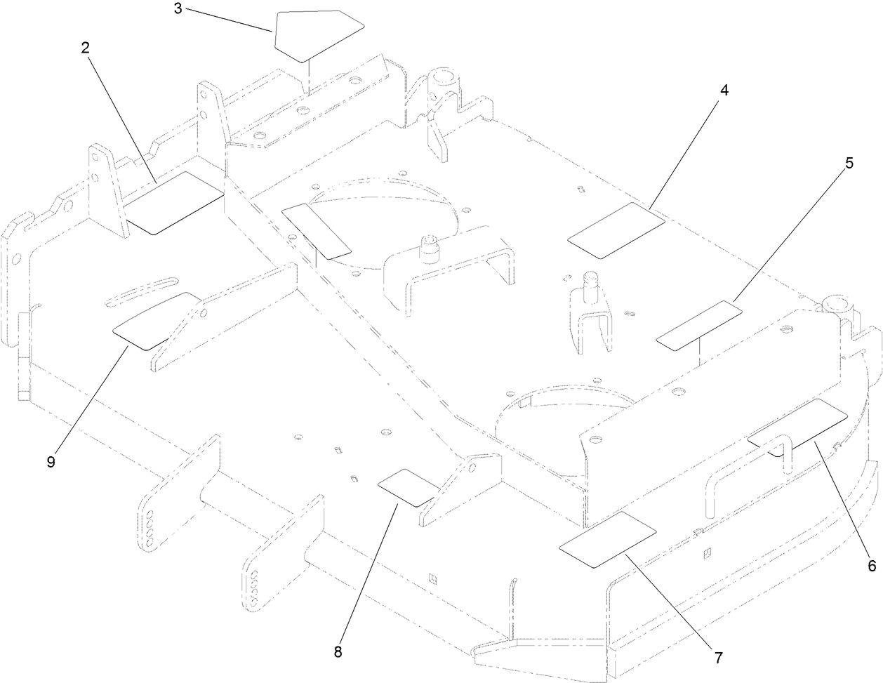 Deck Decal Assembly No. 112-7080