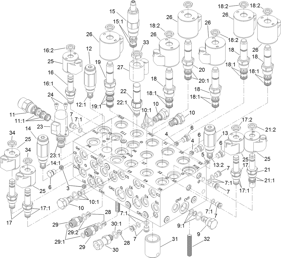 Combination Manifold Assembly No. 127-3650