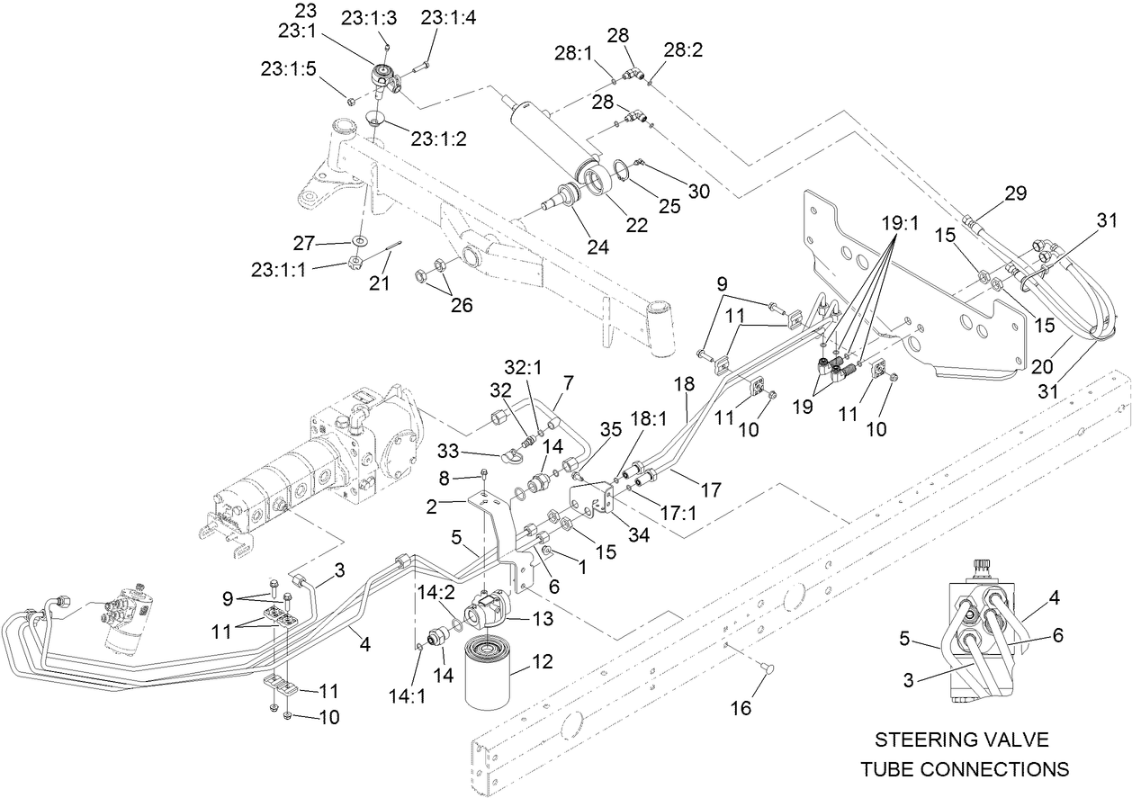 Steering Hydraulic Assembly