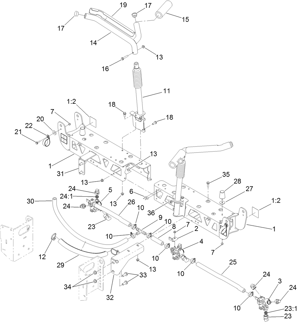 Center Boom Mount Assembly