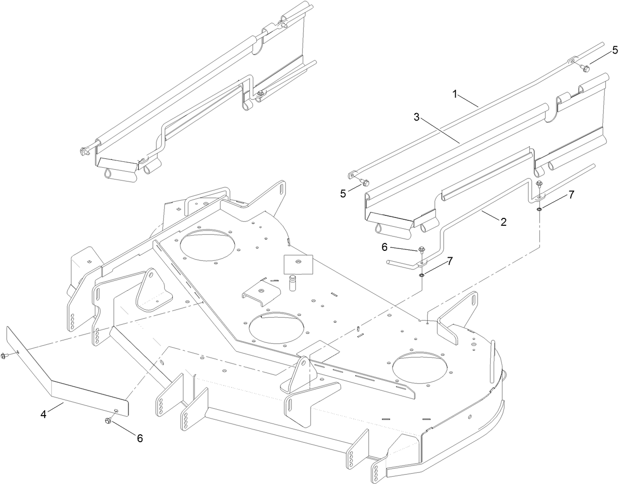 48 Inch Deck and Guard Assembly