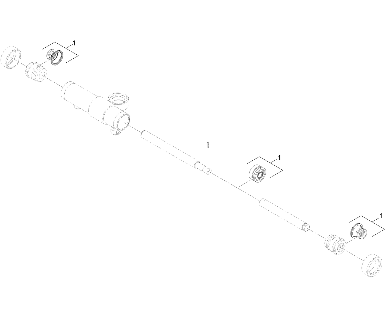 Hydraulic Cylinder Assembly No. 115-0060