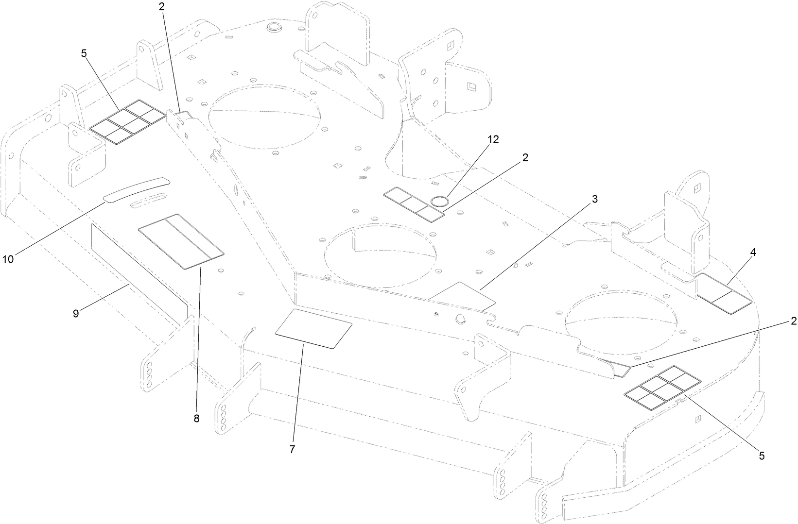 Deck Decal Assembly No. 112-4185