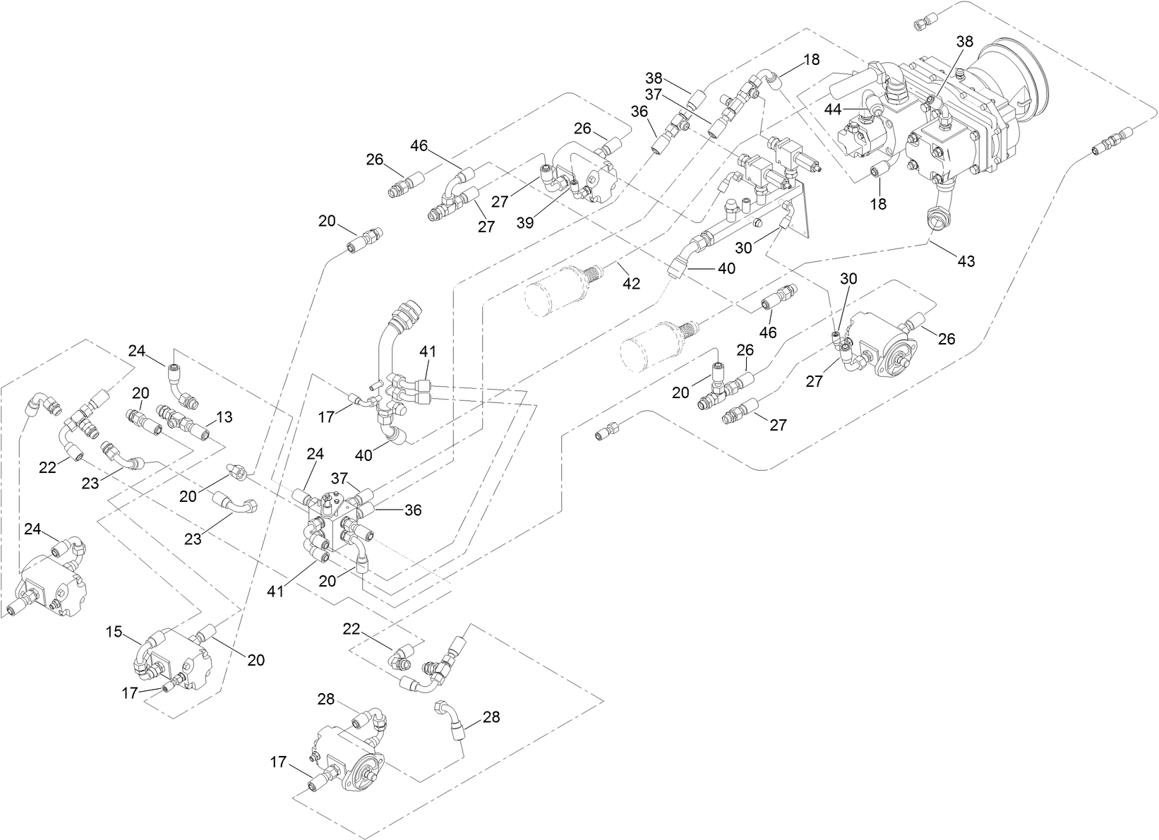 No. 3 Hose Kit Assembly No. 111-4102