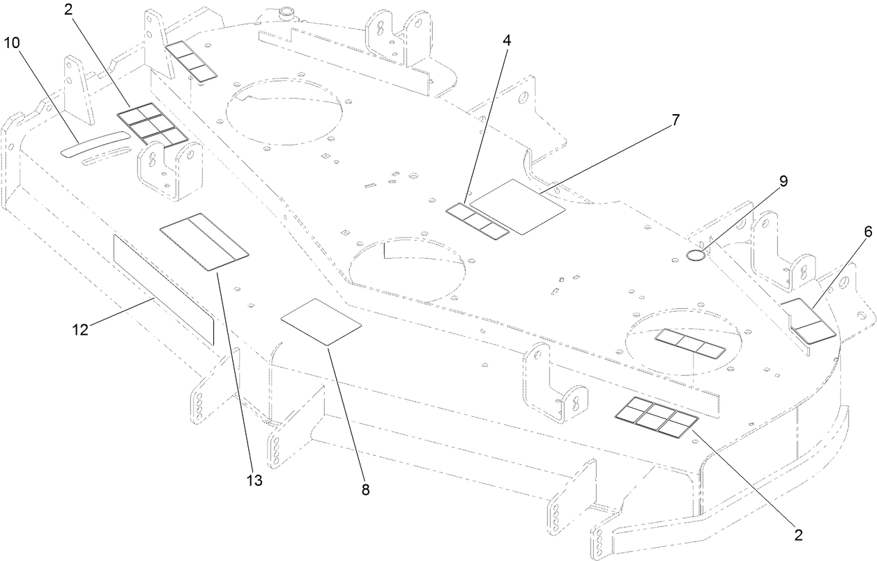 Deck Decal Assembly No. 114-4473