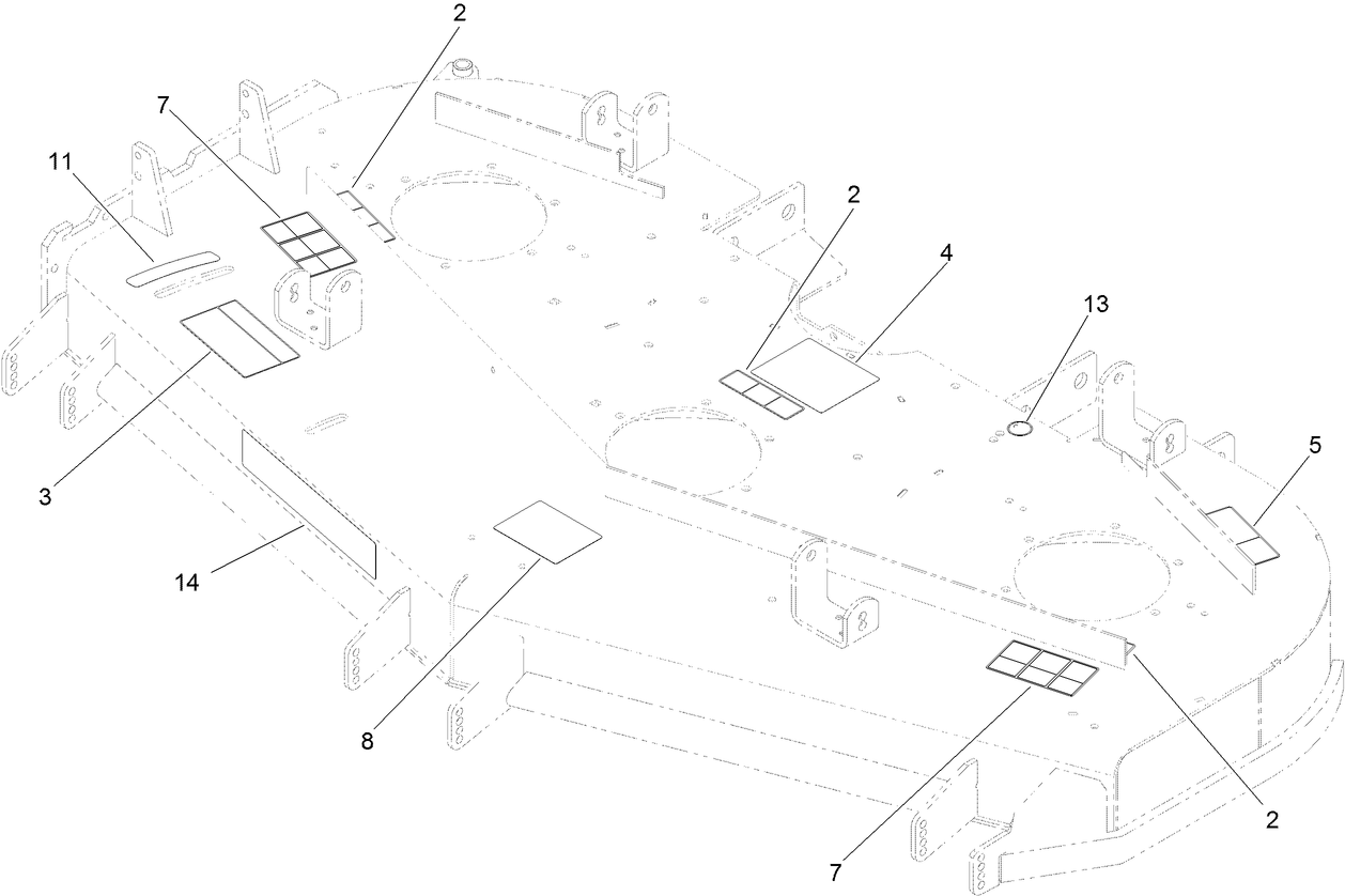 Deck Decal Assembly No. 114-4478