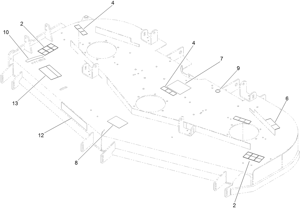 Deck Decal Assembly No. 114-4483