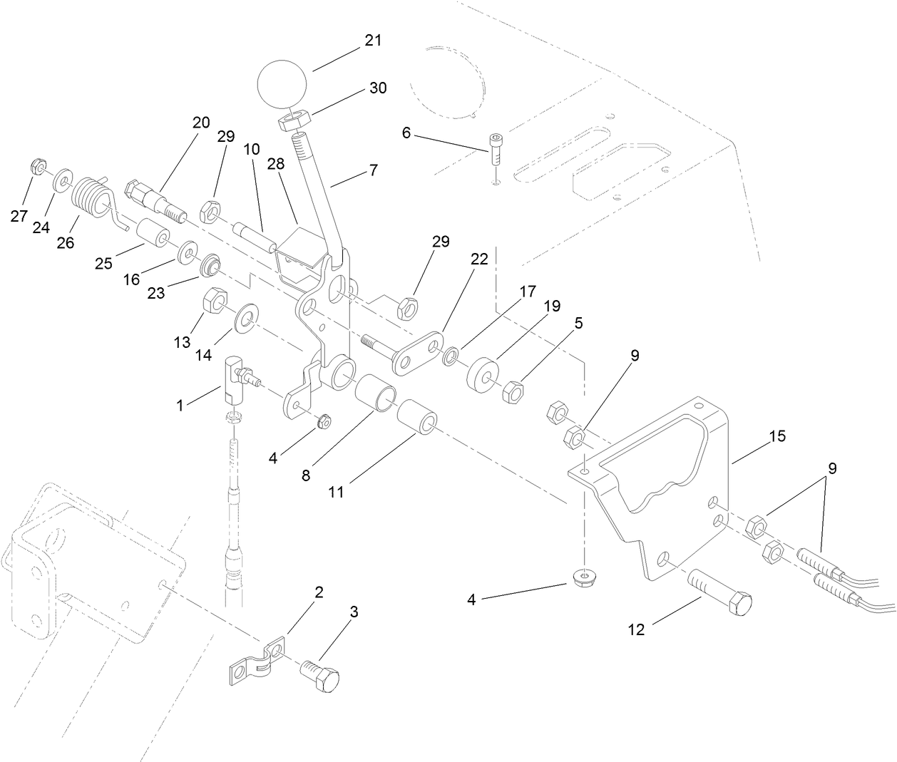 Functional Control Lever Assembly