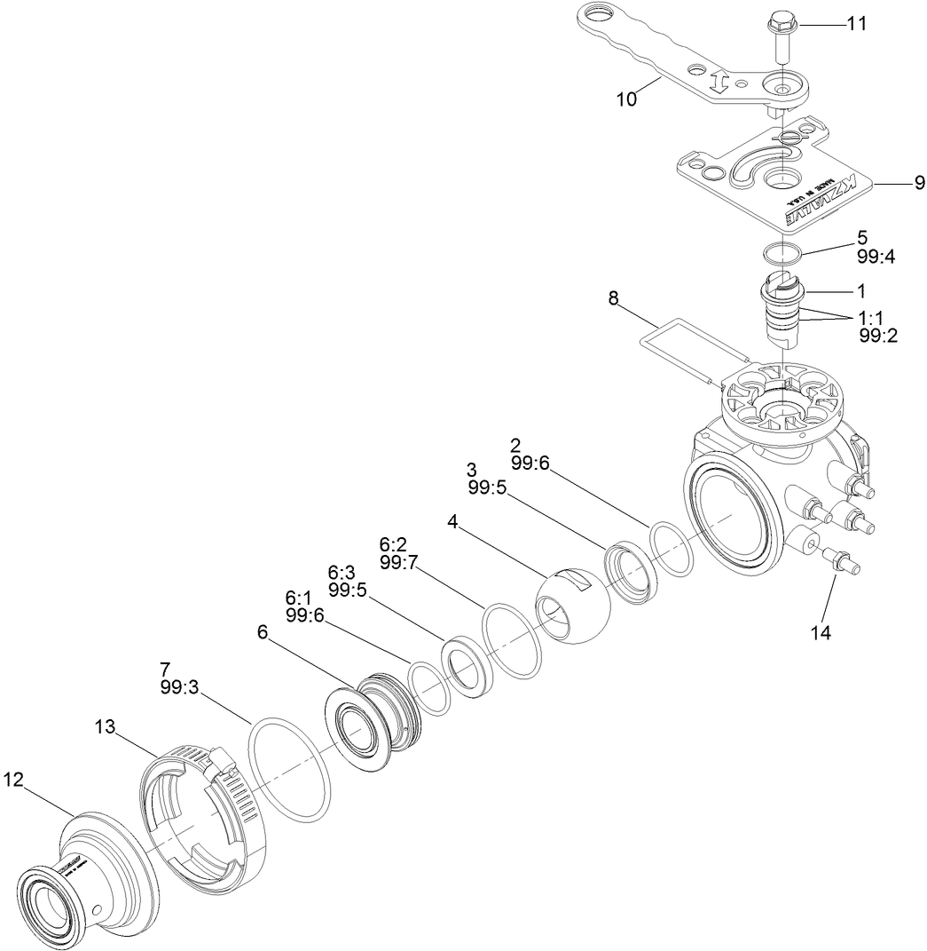 Eductor Valve Assembly No. 130-7324