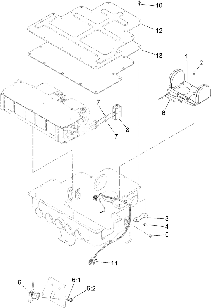 Air Diverter and Expansion Valve Assembly