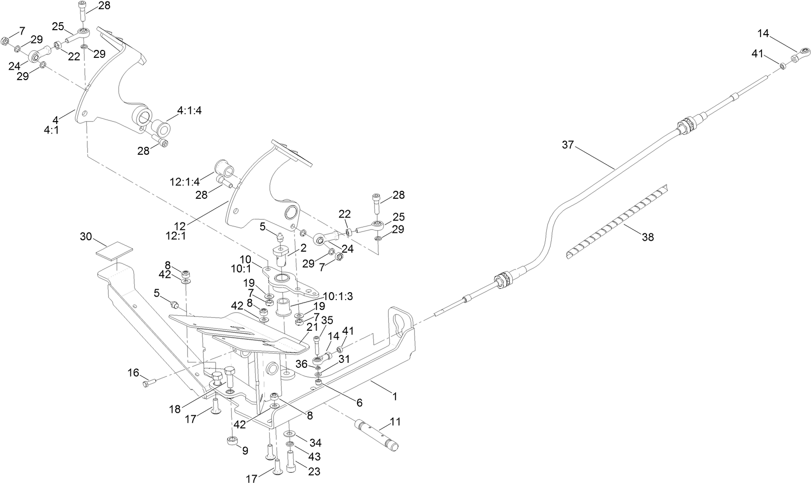 Pedal Control Assembly