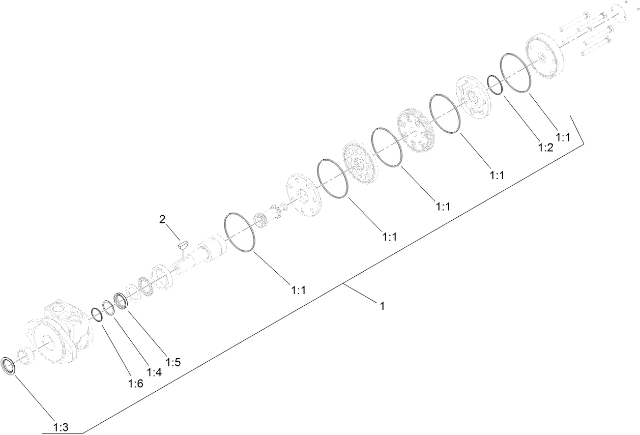 Hydraulic Motor Assembly No. 131-5810