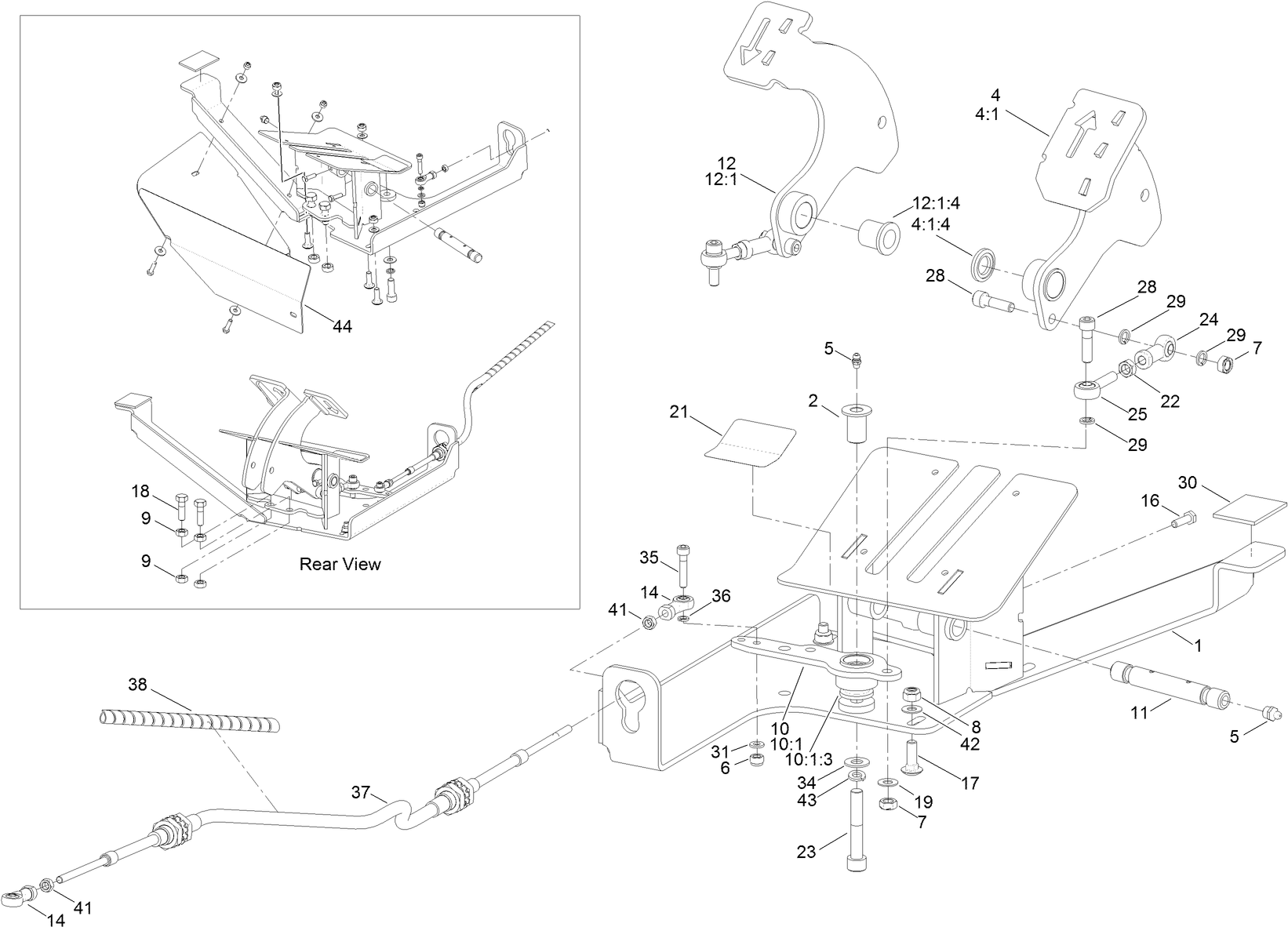 Pedal Control Assembly