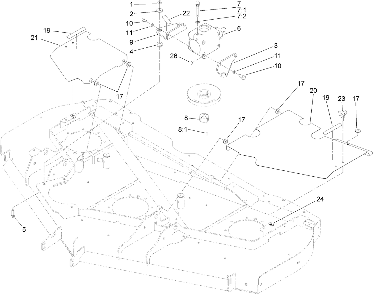 Cover and Gearbox Assembly