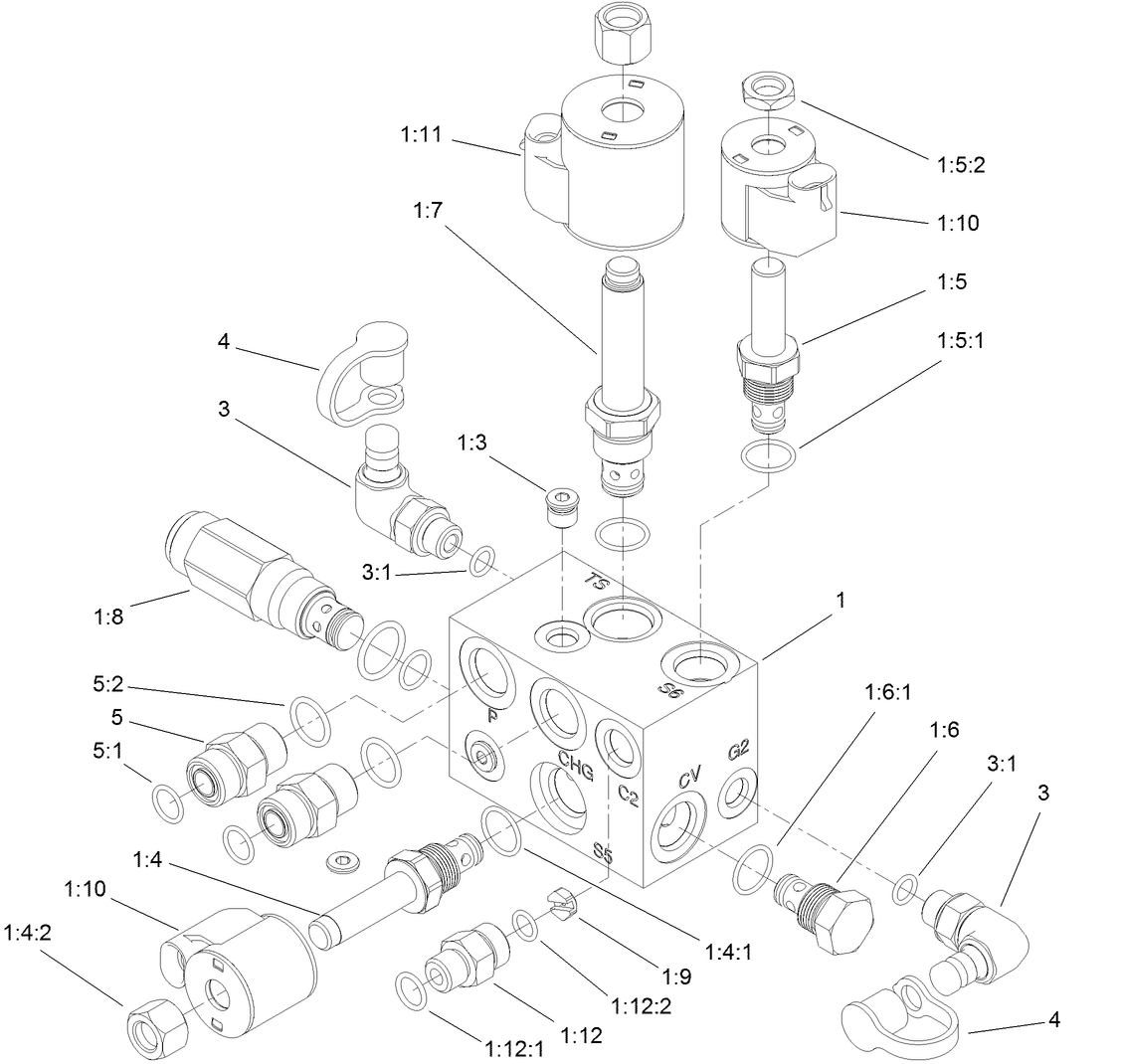 Lift Manifold Assembly No. 117-2388