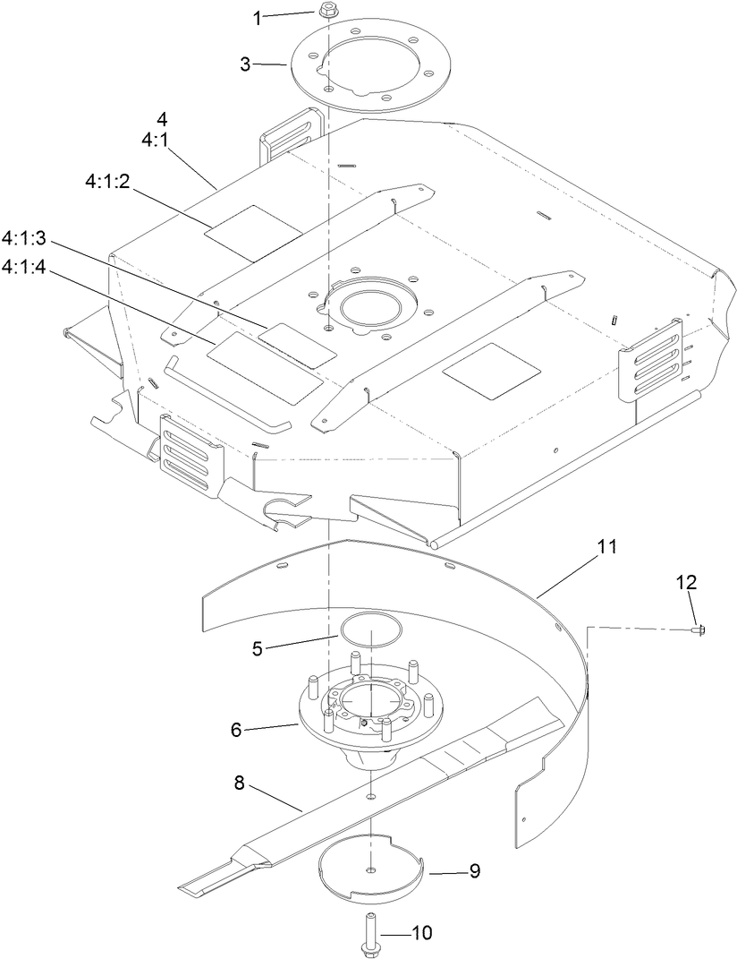 Chamber, Blade and Spindle Assembly