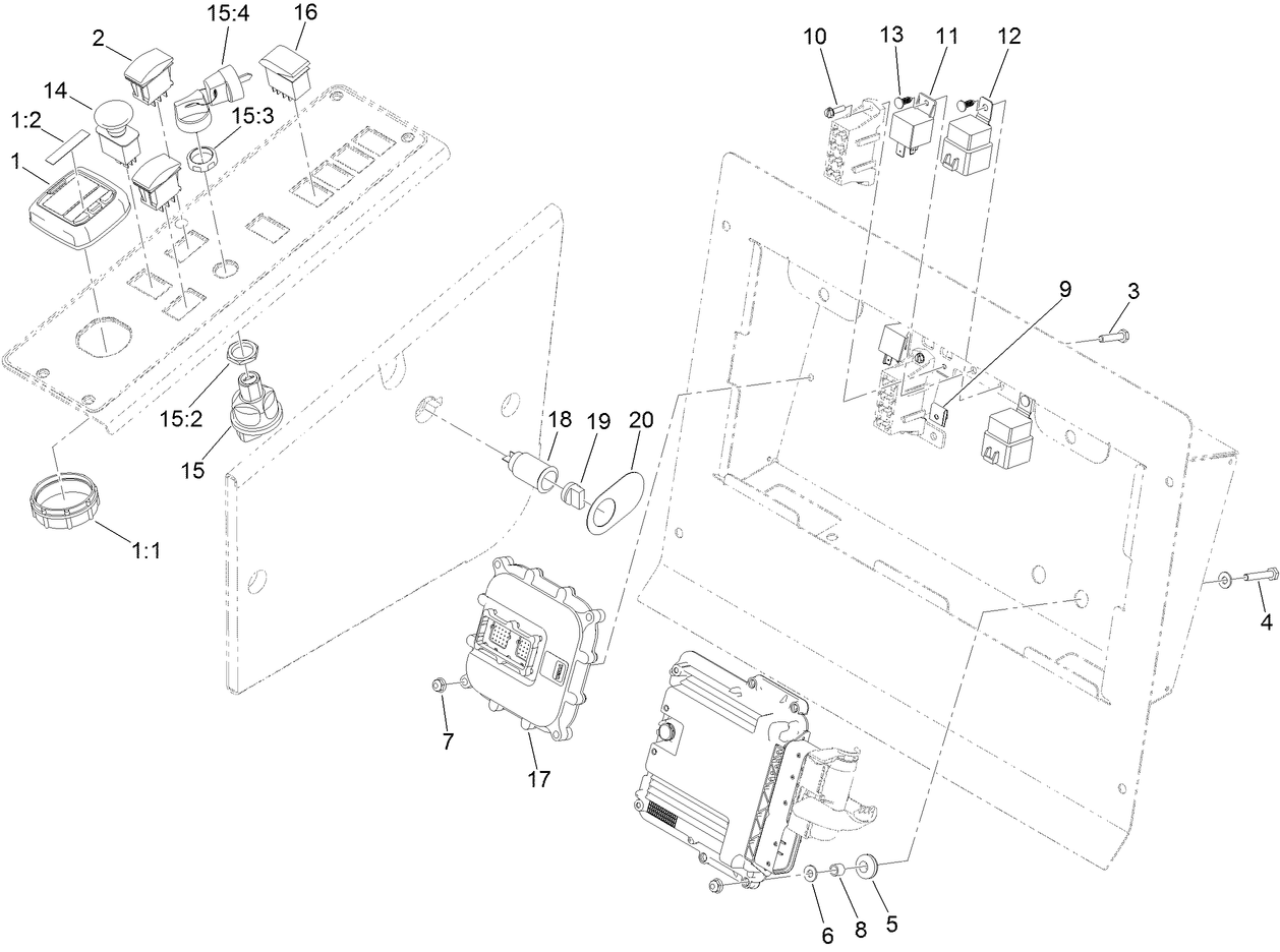 4 Wheel Drive Module Control and Relay Assembly