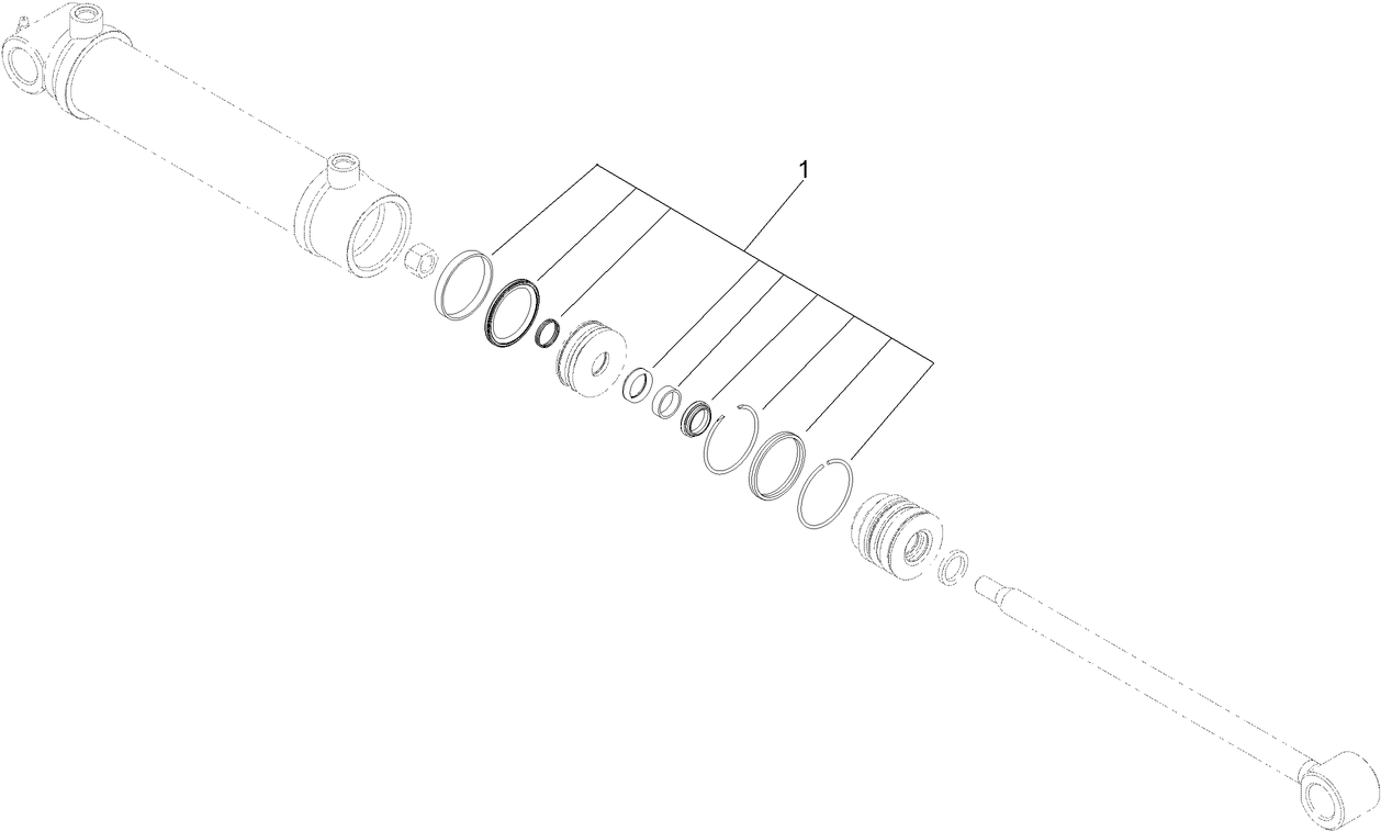 Lift Cylinder Assembly No. 127-6430