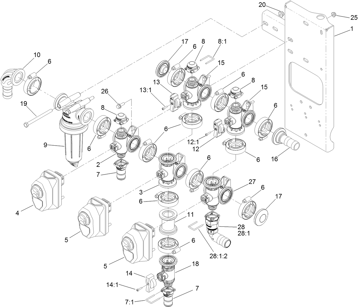 Agitation Manifold Assembly