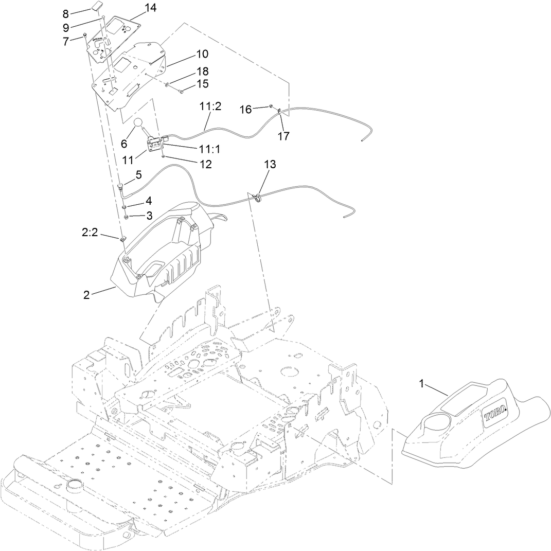Engine Controls and Console Assembly