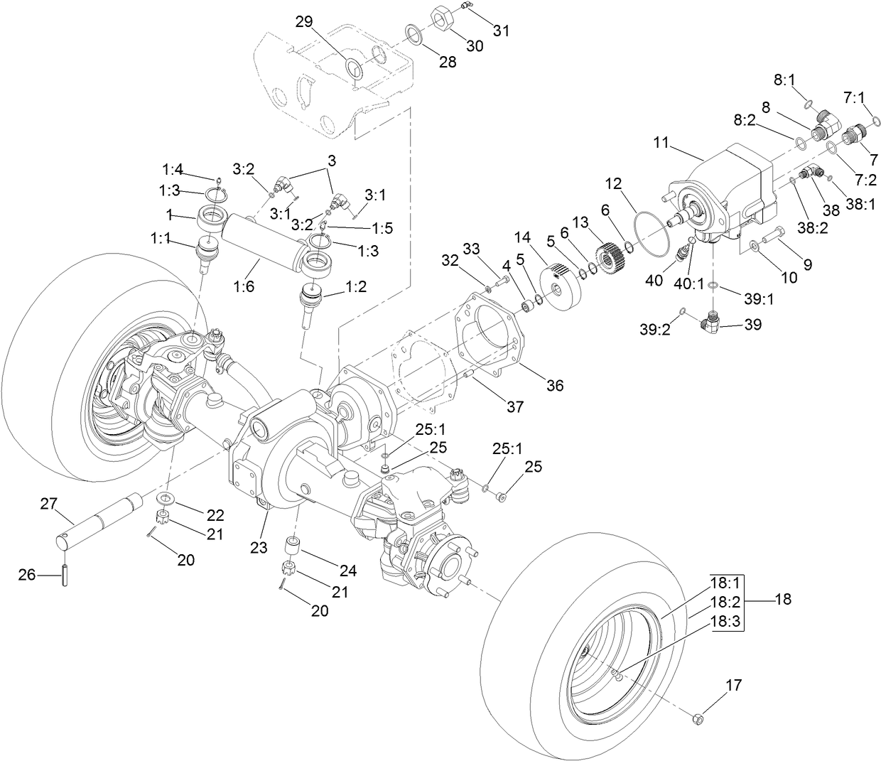 Rear Axle Assembly