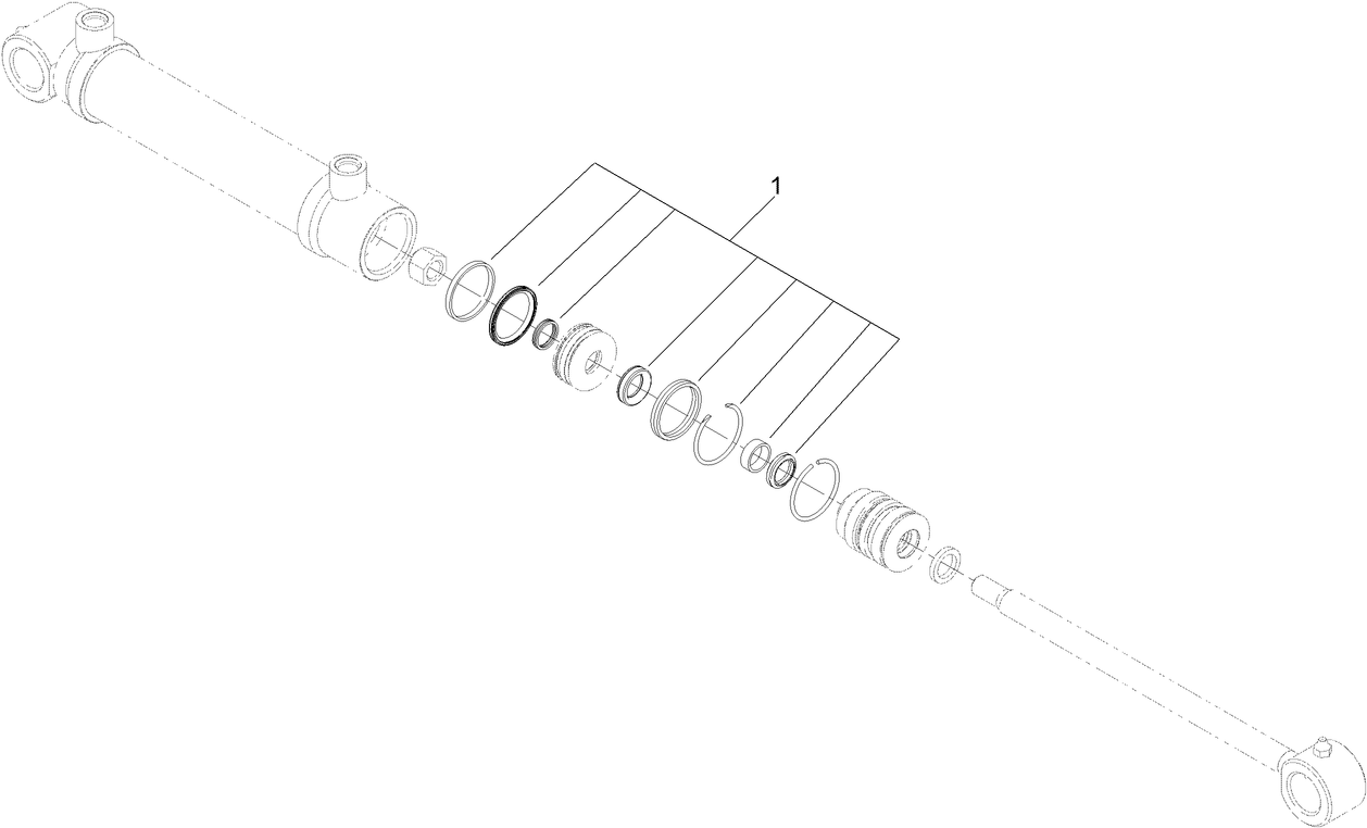 Lift Cylinder Assembly No. 127-6429