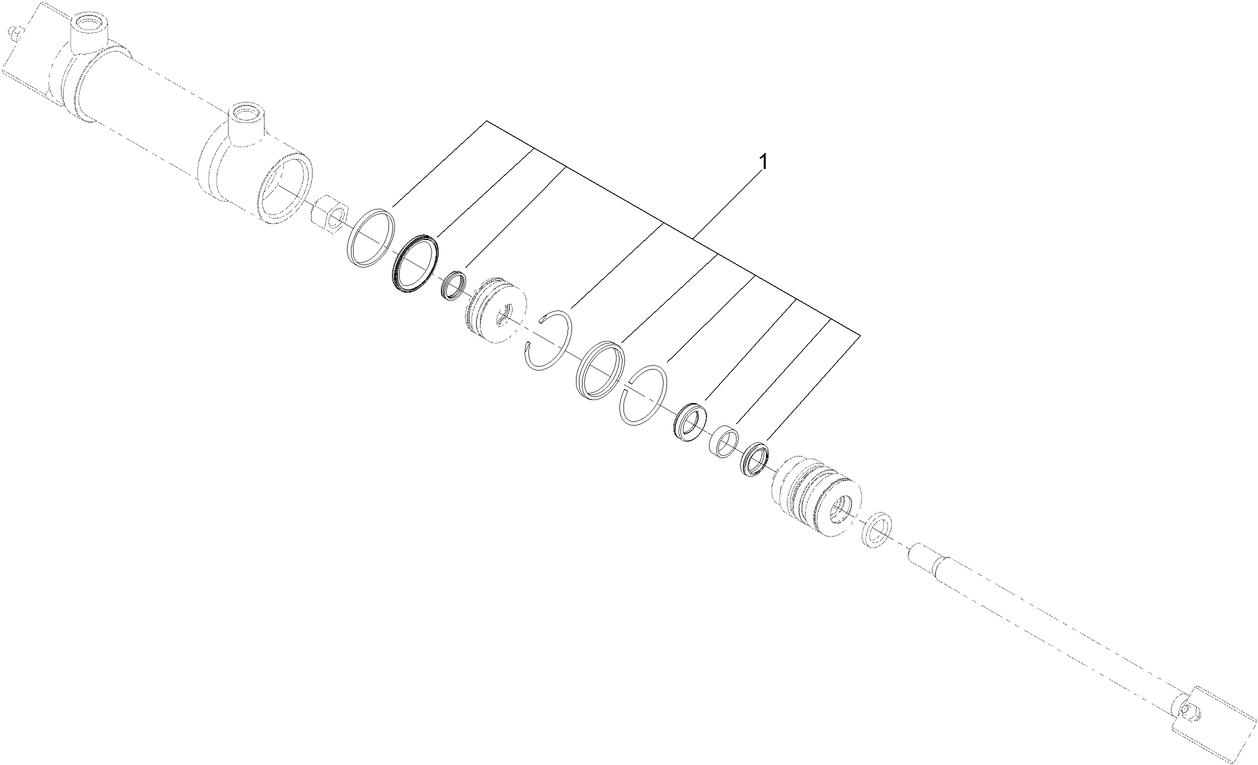 Lift Cylinder Assembly No. 127-6427