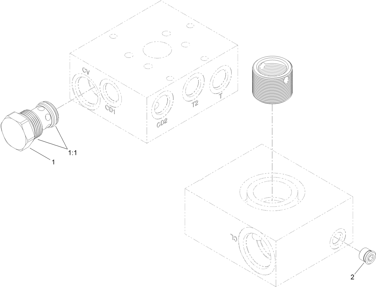 Hydraulic Filter Manifold Assembly No. 119-7703