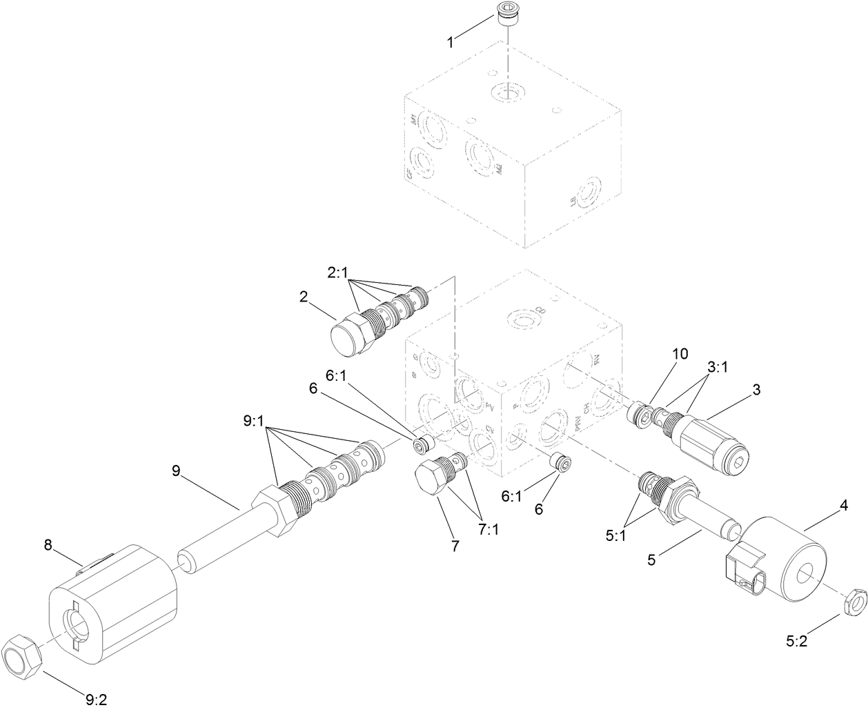Hydraulic Manifold Assembly No. 110-6065