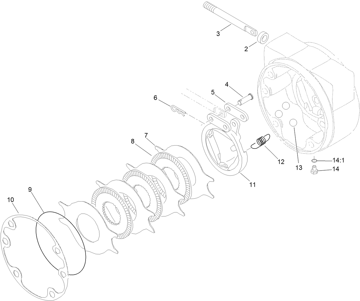RH Brake Assembly No. 100-3069-03