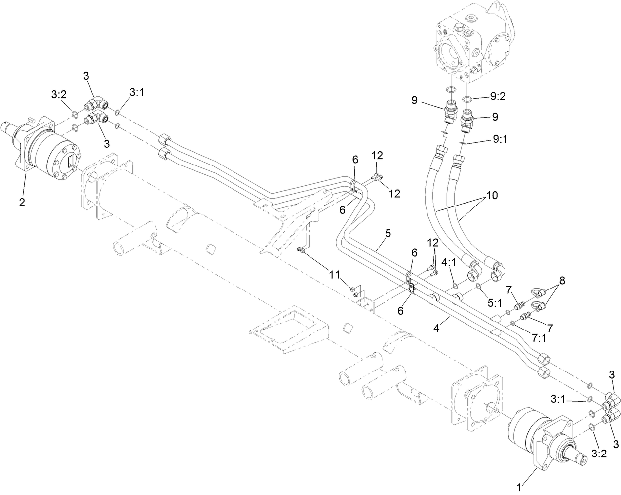Traction Hydraulic Assembly