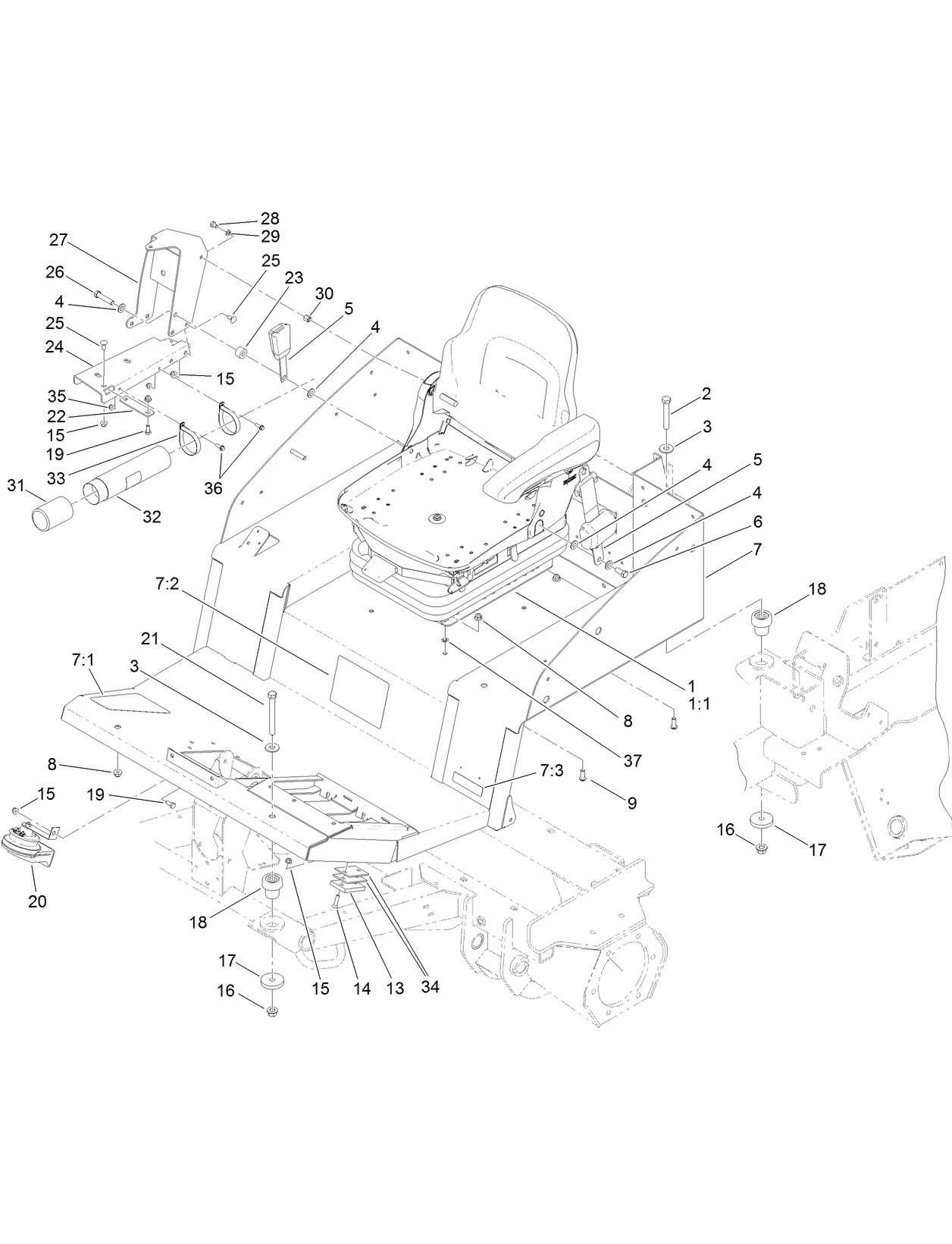 Seat and Platform Assembly