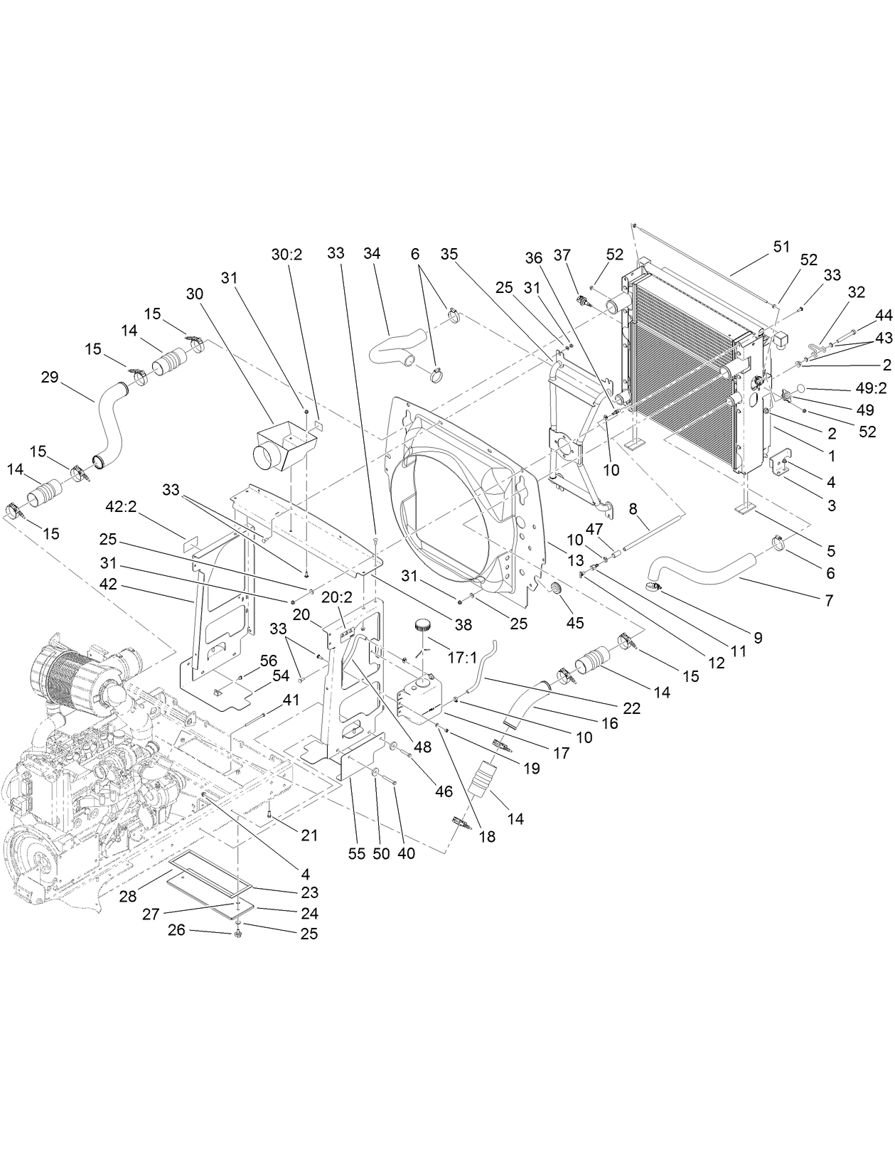 Radiator and Fan Shroud Assembly