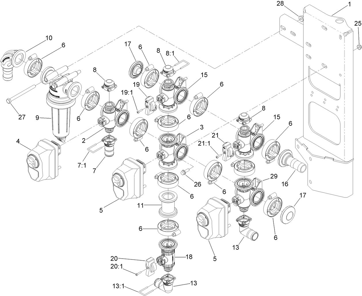 Agitation Valve Assmebly