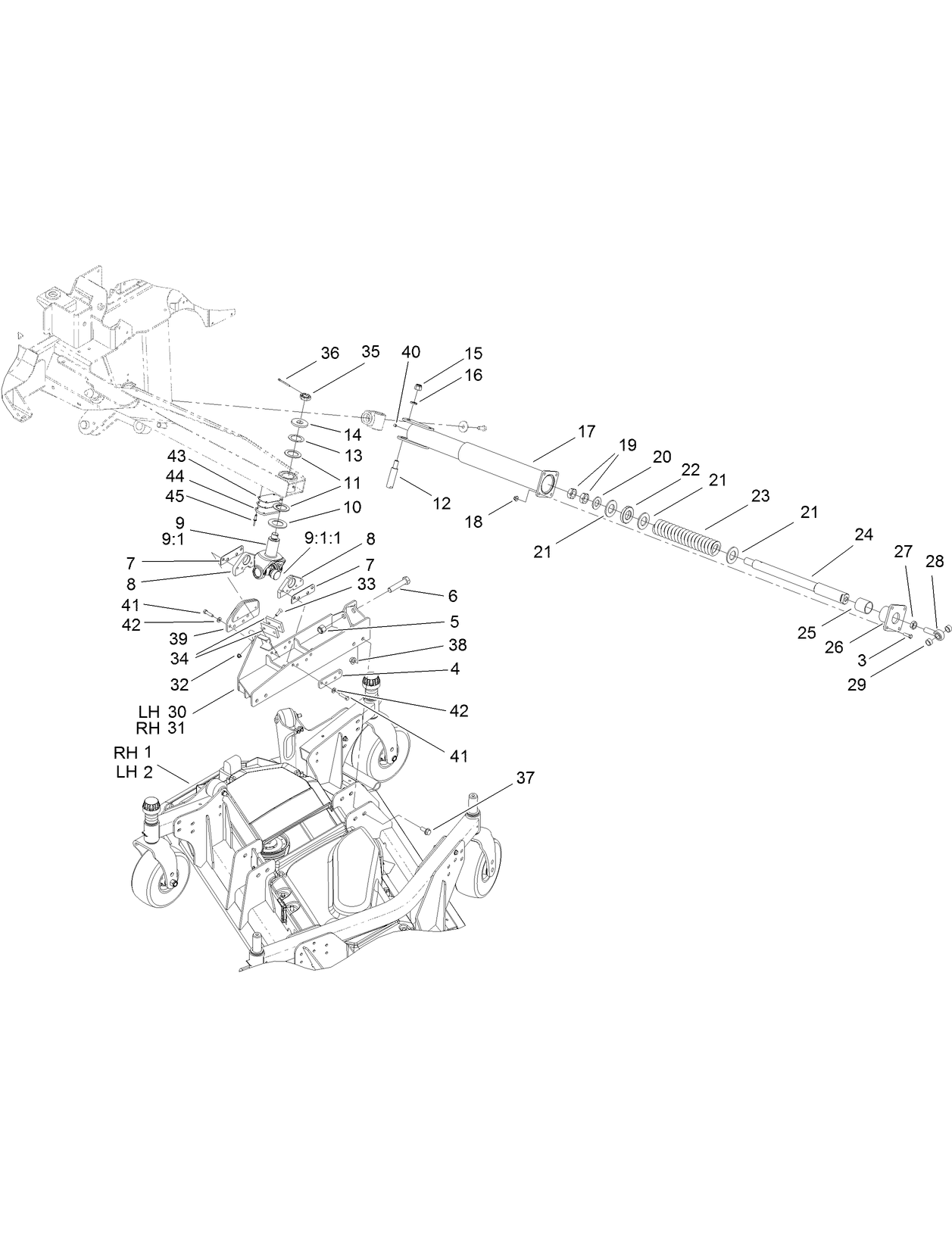 Wing Connection and Impact Arm Assembly