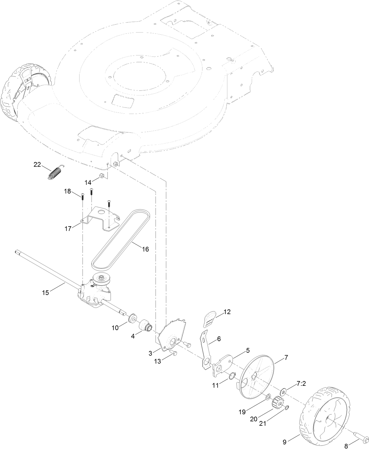 Transmission and Front Wheel Drive Assembly