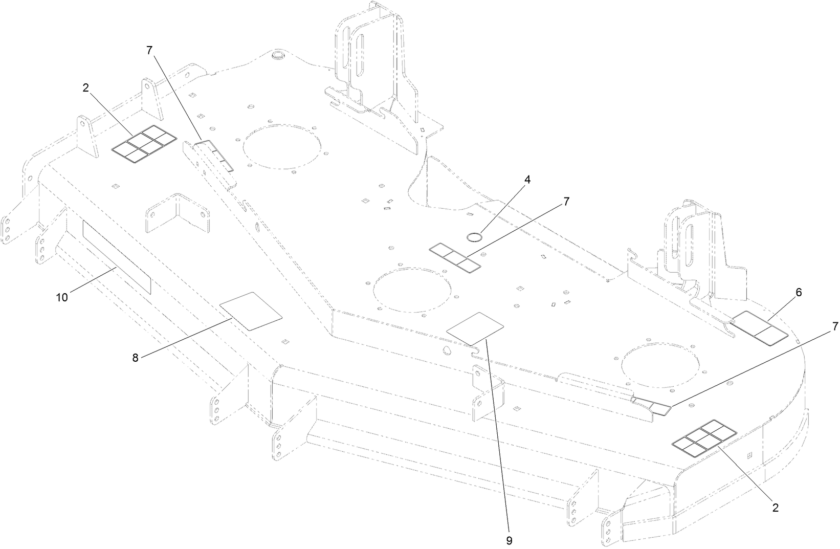Deck Decal Assembly No. 120-2461