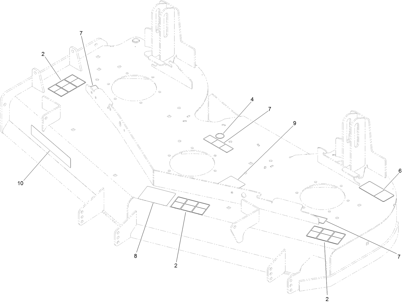 Deck Decal Assembly No. 120-2351